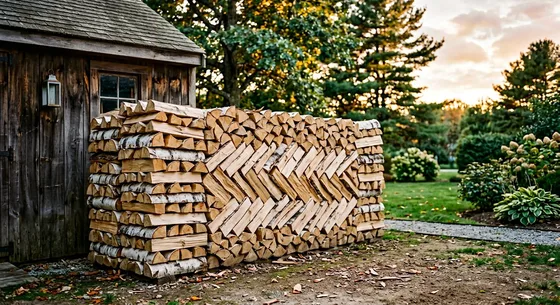 Укладка дров в Дзержинском, улица Парковая, 46