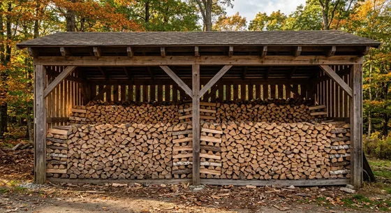 Укладка дров в Дзержинском, улица Дубовая, 19