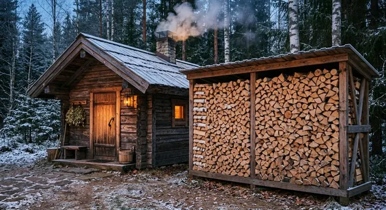 Укладка дров в Дзержинском, улица Кооперативная, 33